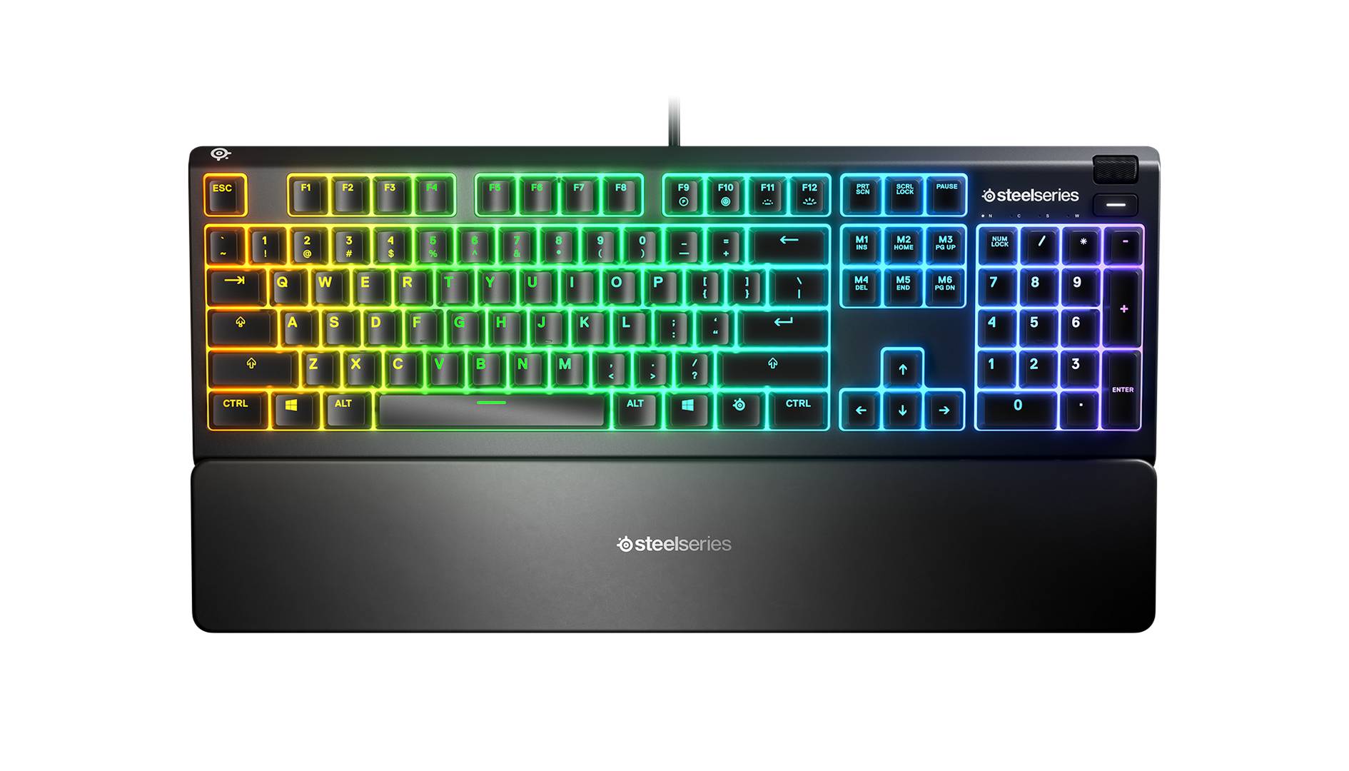 Teclado SteelSeries Apex 3 RGB Gaming. Iluminación RGB de 10 zonas. IP32 Resistente al agua - Teclado SteelSeries Apex 3 RGB Gaming. Iluminación RGB de 10 zonas. IP32 Resistente al agua -